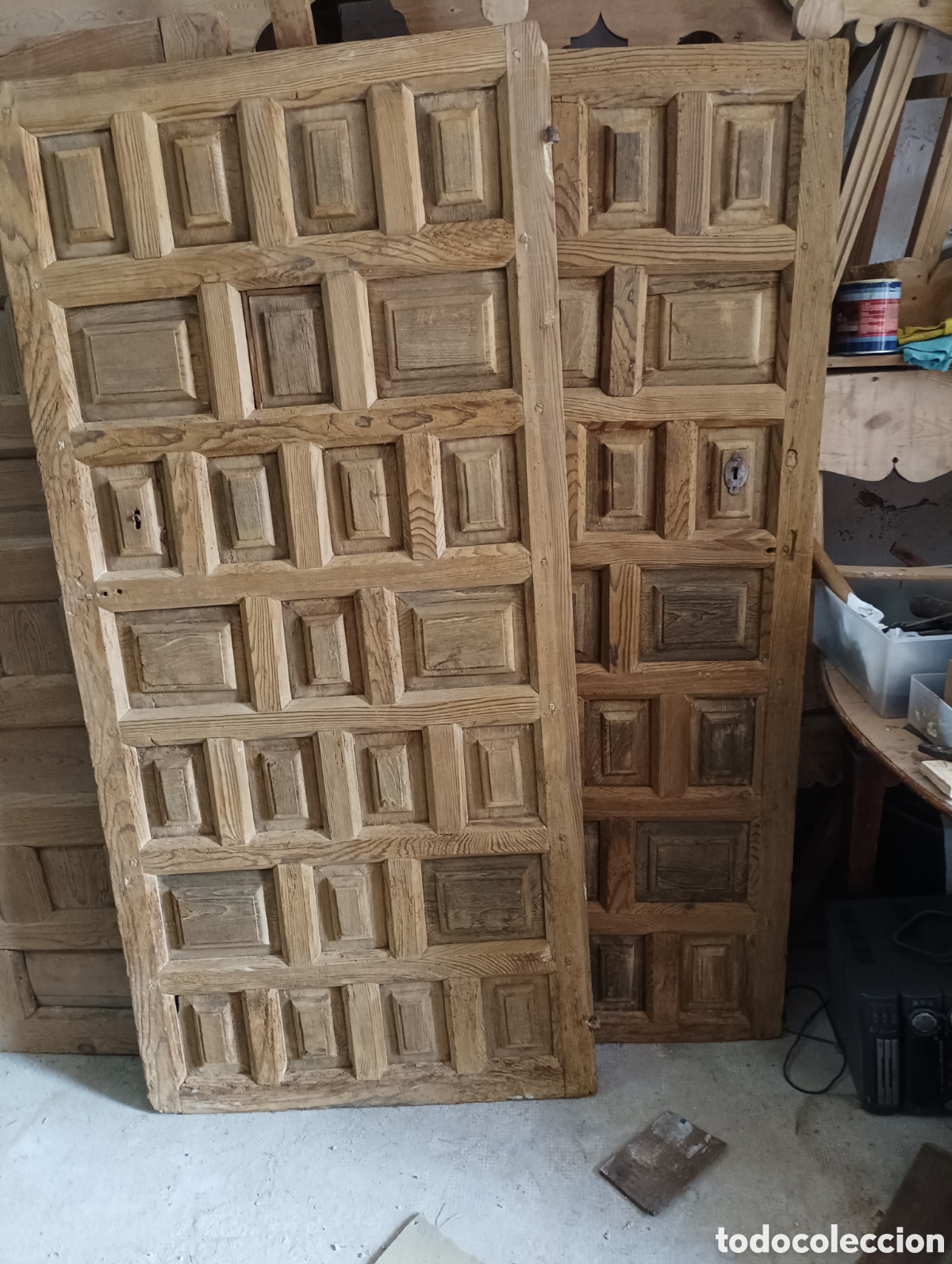 Antig&uuml;edades: PAREJA DE PUERTAS ANTIGUAS - Foto 12