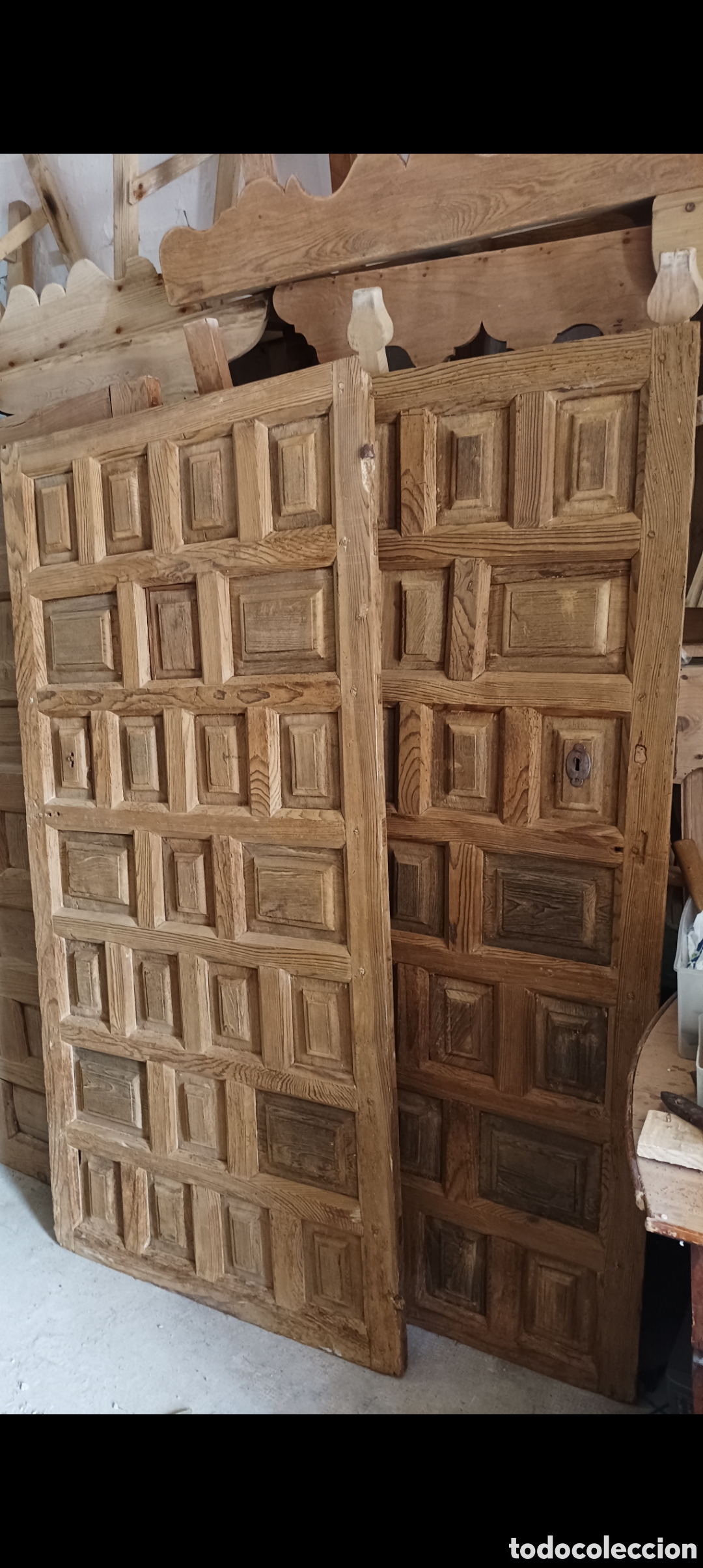 Antig&uuml;edades: PAREJA DE PUERTAS ANTIGUAS - Foto 1