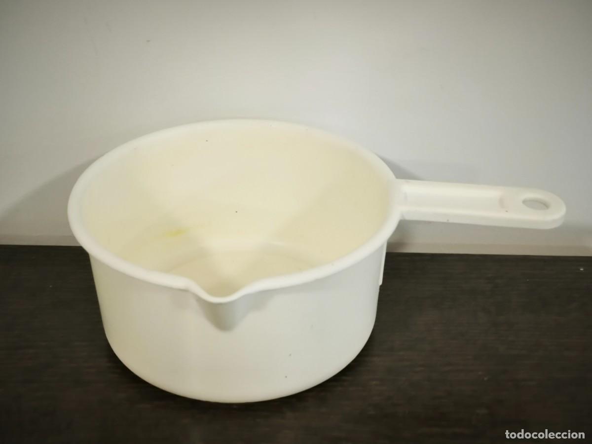 Antiquit&eacute;s: Antiguo Cazo Vertedor 24 Cm &ndash; Recipiente Con Pico Y Mango
