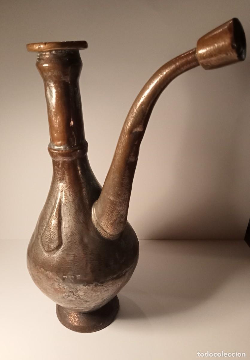 Antig&uuml;edades: JARRA DE METAL - DECORACI&Oacute;N - Foto 6