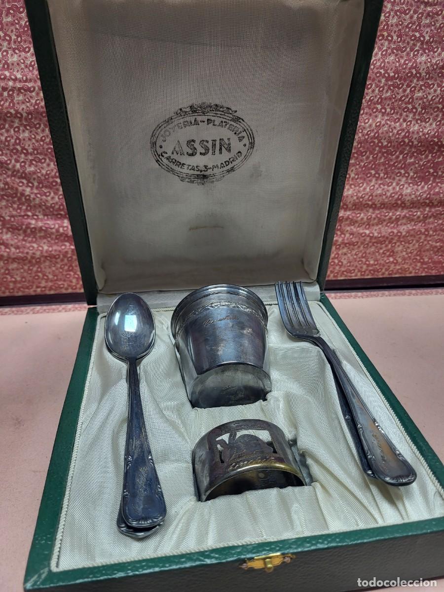 Antig&uuml;edades: JOYERIA PLATERIA ASSIN MADRID ALPACA PLATEADA CONCHITA