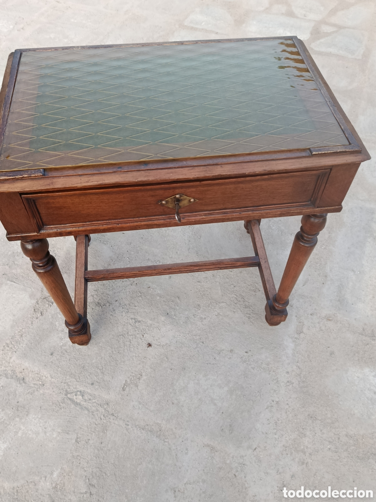 Antig&uuml;edades: Mesa de escritorio antig&uuml;a - Foto 5
