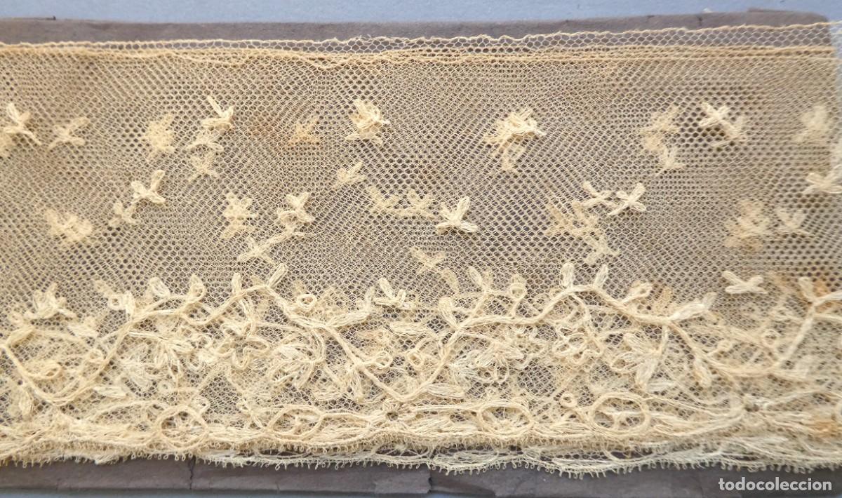 Antig&uuml;edades: ANTIGUO ANTIGUO ENCAJE DE LILLE - IMAGEN - NOVIA S.XIX