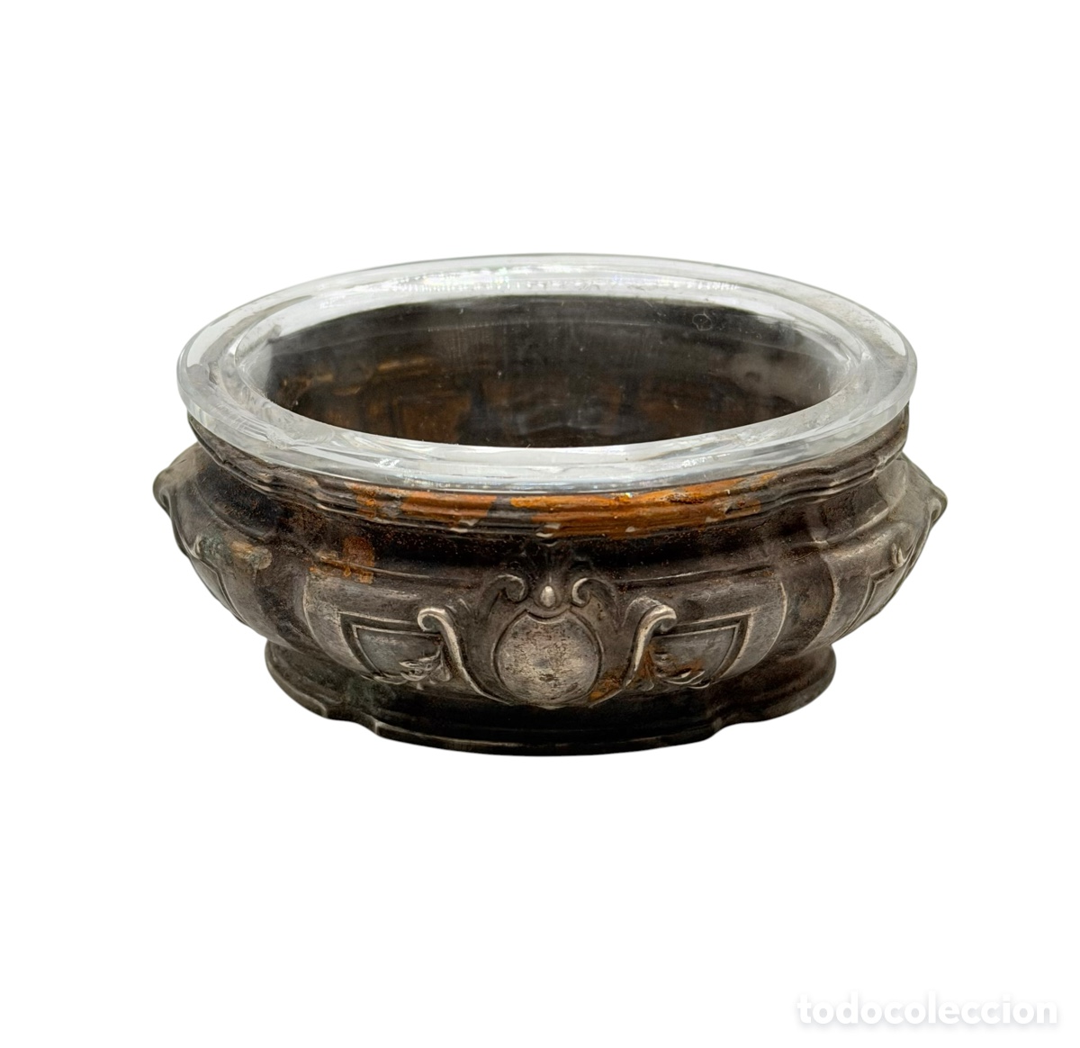 Antig&uuml;edades: Antiguo Recipiente Plateado