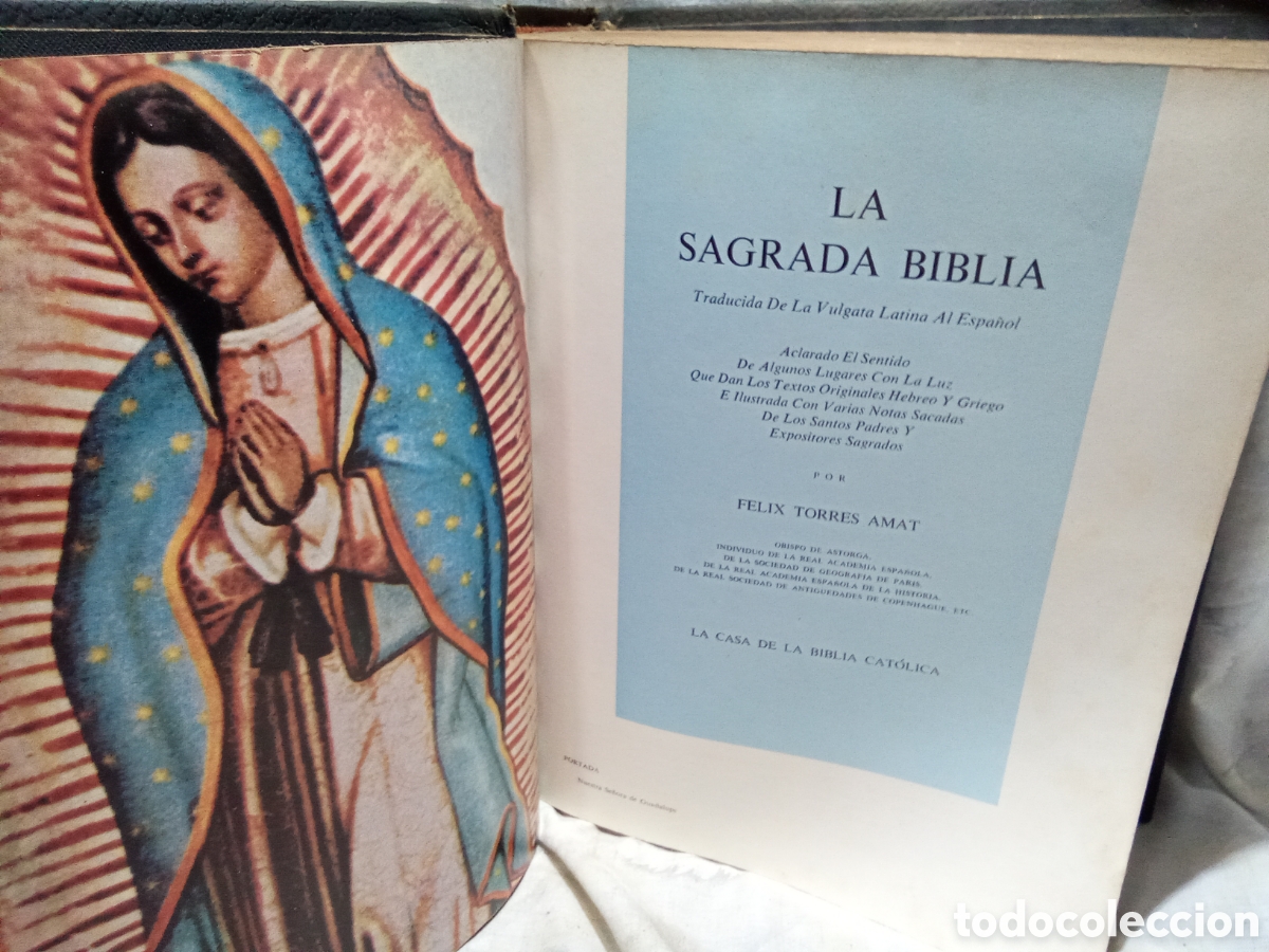 Antiguidades: BIBLIA CON NUMEROSAS FOTOGRAF&Iacute;AS, SOPENA ARGENTINA, 1950