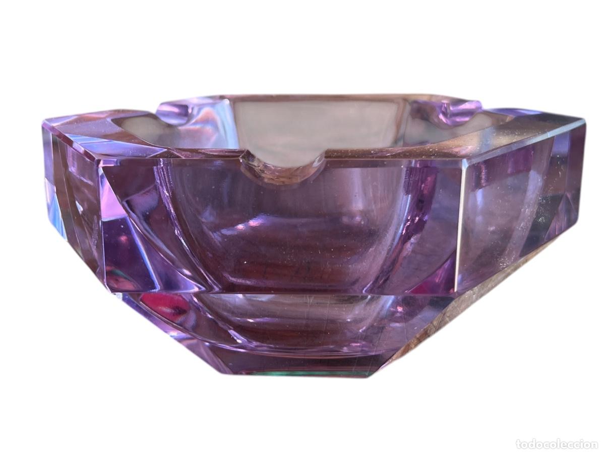 Antig&uuml;edades: CENICERO DE CRISTAL DE MURANO 1970&rsquo;S