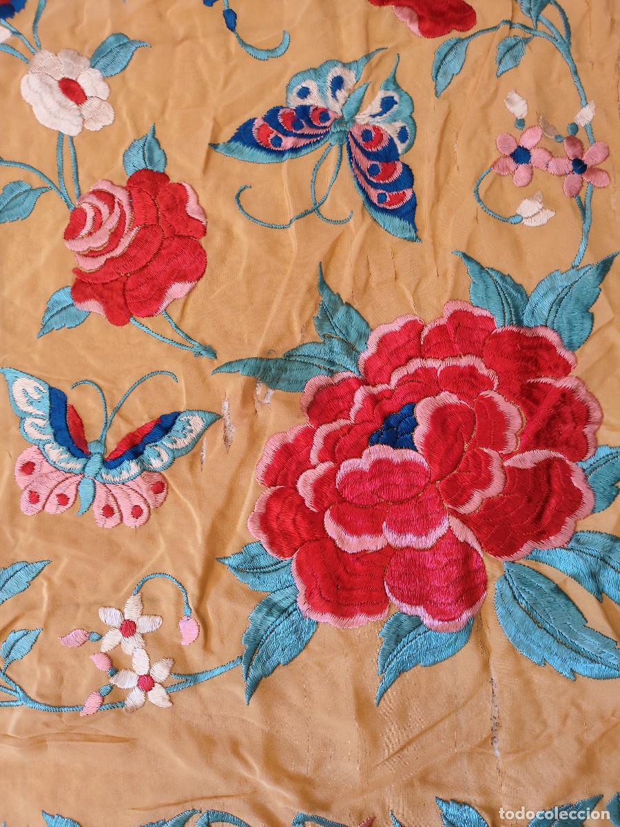 Antig&uuml;edades: MANT&Oacute;N DE MANILA ANTIGUO DEFECTUOSO