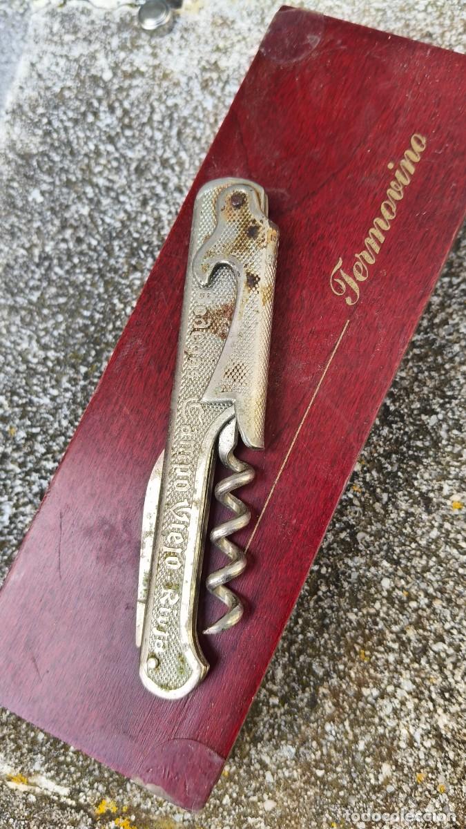 Antig&uuml;edades: Thermom&egrave;tre &agrave; Vin et ouvre bouteille collection