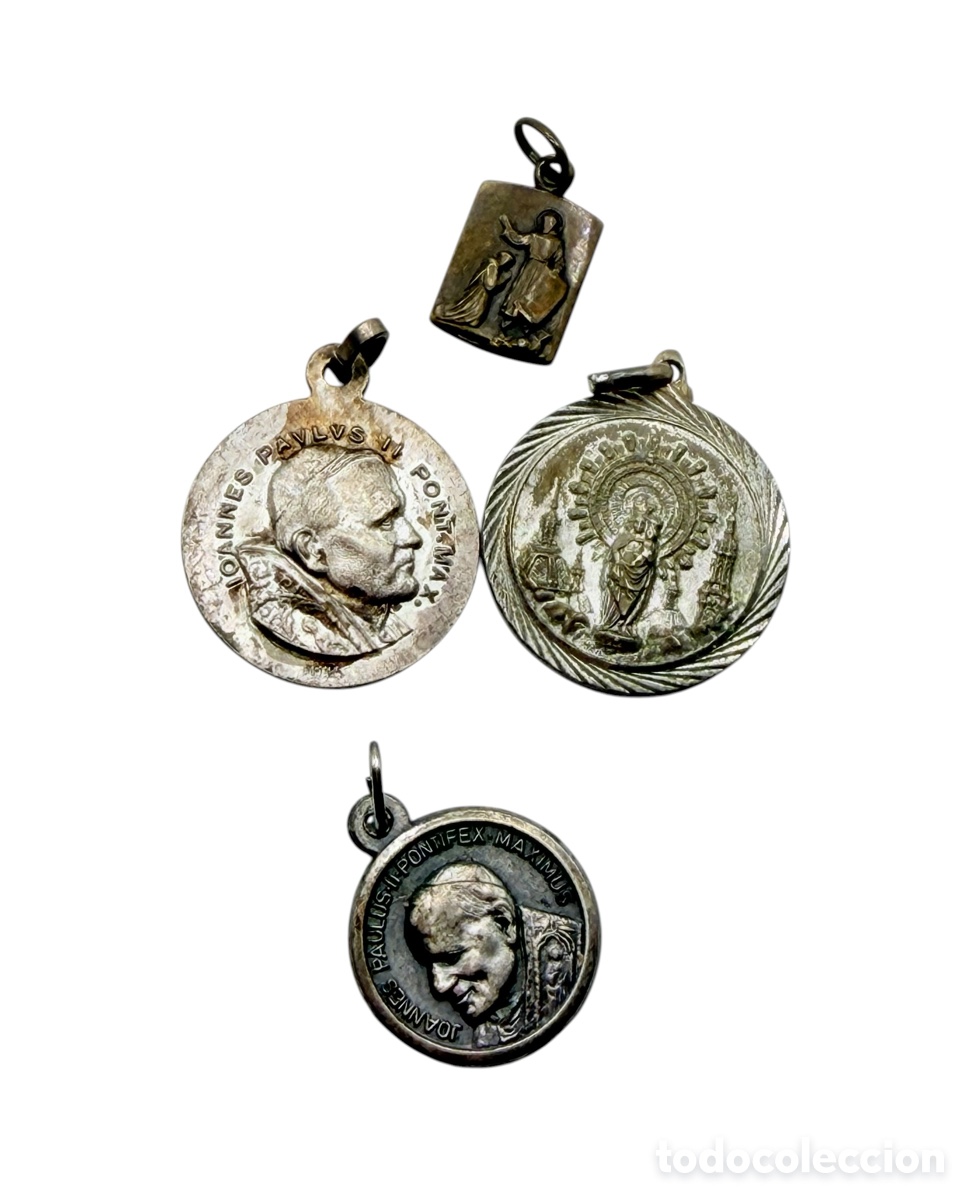Antig&uuml;edades: Lote de Medallas religiosas