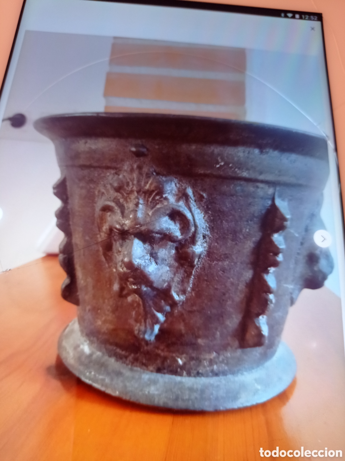 Oggetti Antichi: Gran almirez de bronce