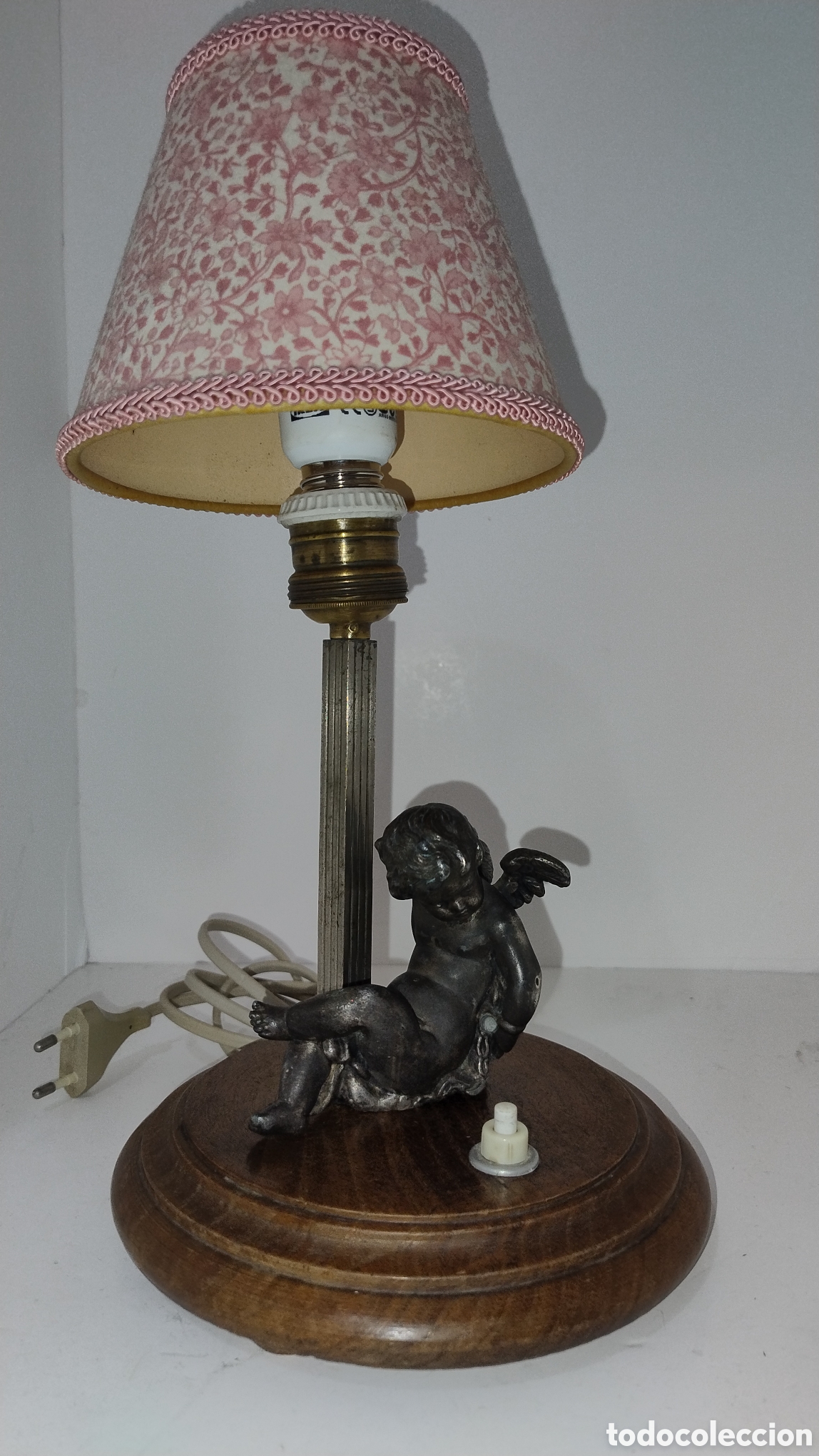Antig&uuml;edades: Lampara &aacute;ngel encadenado - Foto 3