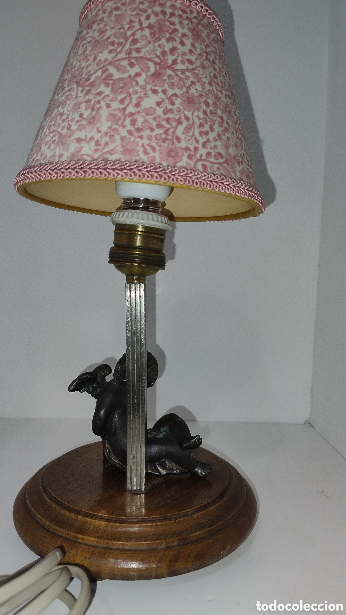 Antig&uuml;edades: Lampara &aacute;ngel encadenado - Foto 5