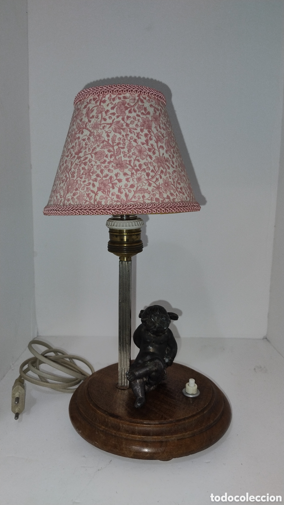 Antig&uuml;edades: Lampara &aacute;ngel encadenado - Foto 1