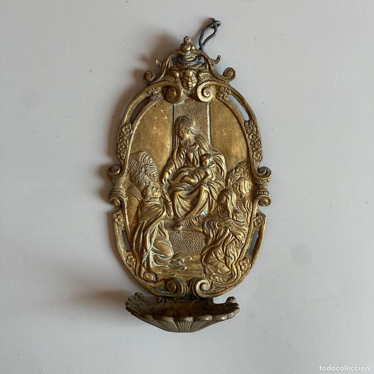 Antig&uuml;edades: Benditeras antiguas de bronce. 3 - Foto 4