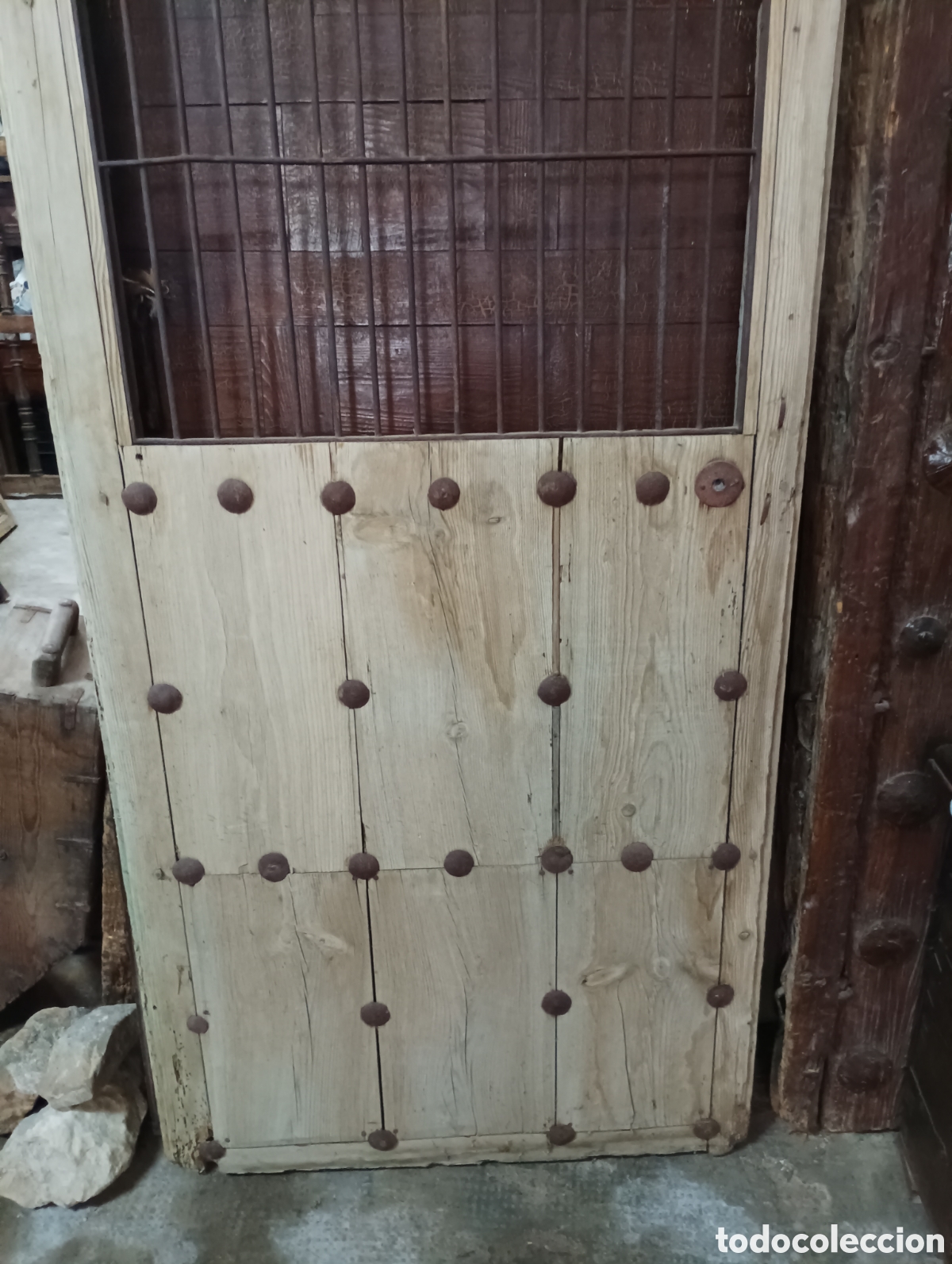Antig&uuml;edades: PUERTA ANTIGUA DE MADERA - Foto 2
