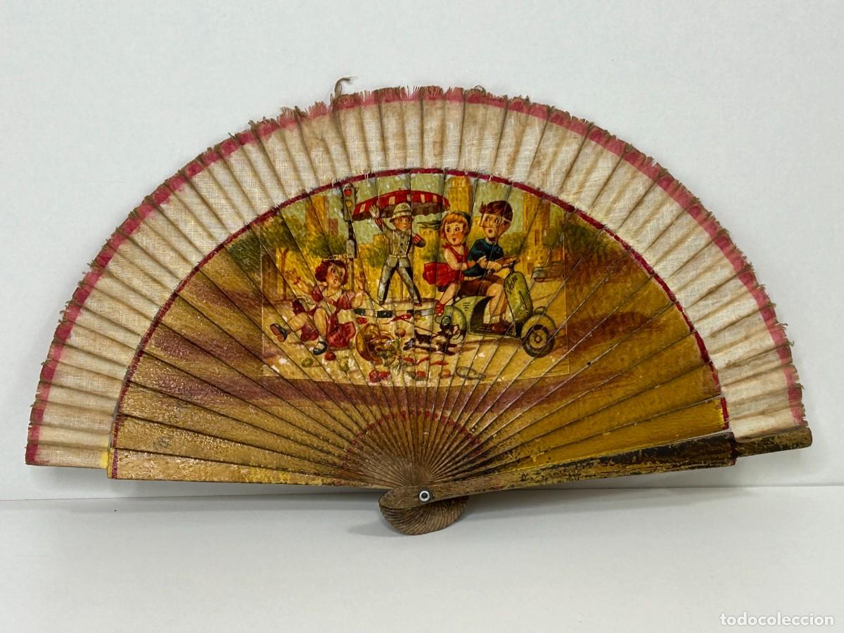 Antig&uuml;edades: ANTIGUO ABANICO DE MOTO VESPA A&Ntilde;OS 50