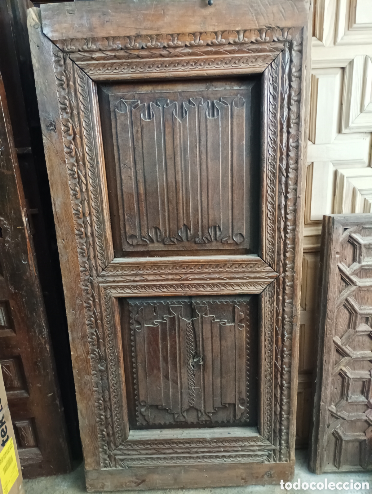 Antig&uuml;edades: PUERTA DE PERGAMINOS ANTIGUA - Foto 1