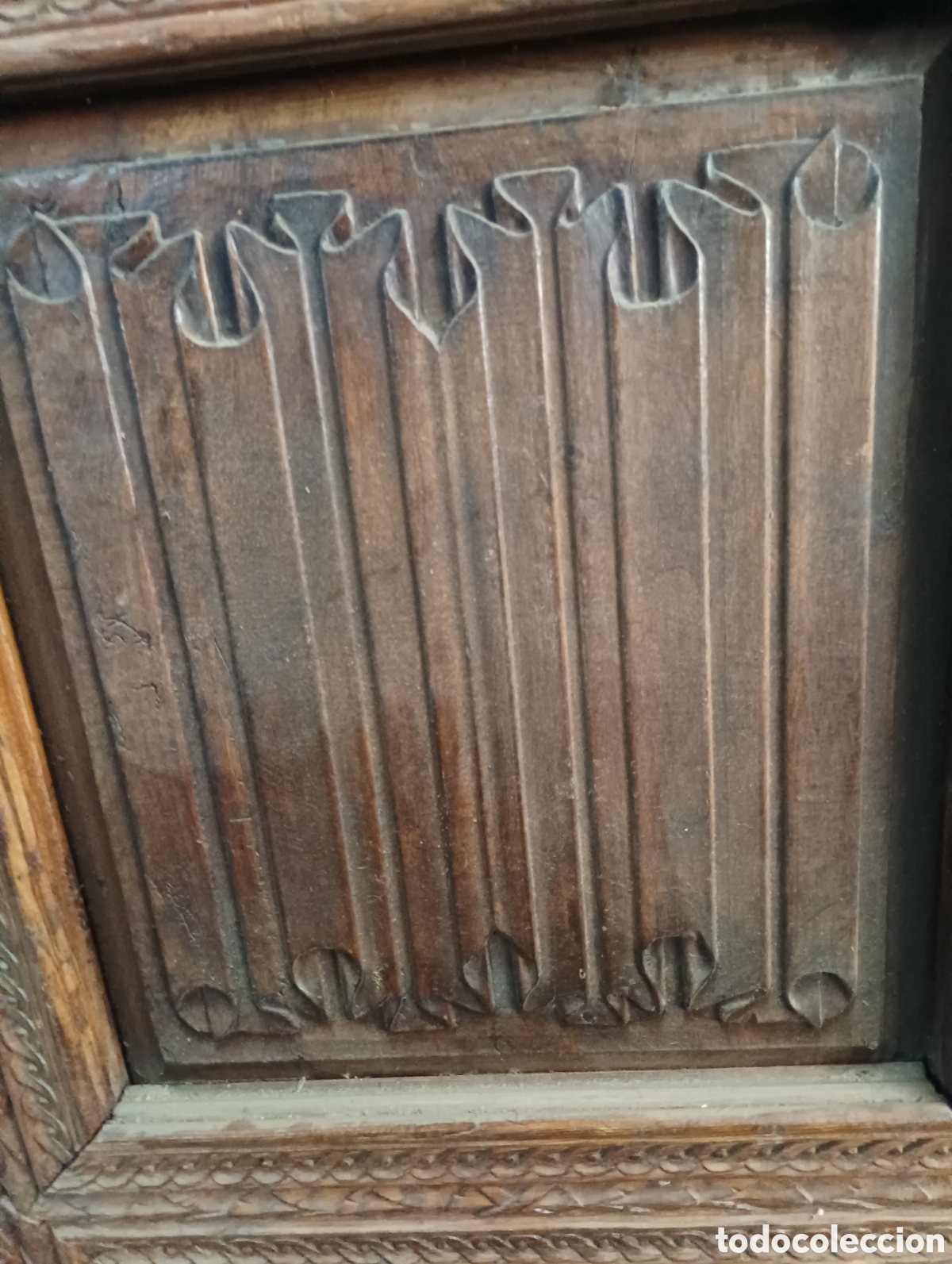 Antig&uuml;edades: PUERTA DE PERGAMINOS ANTIGUA - Foto 2