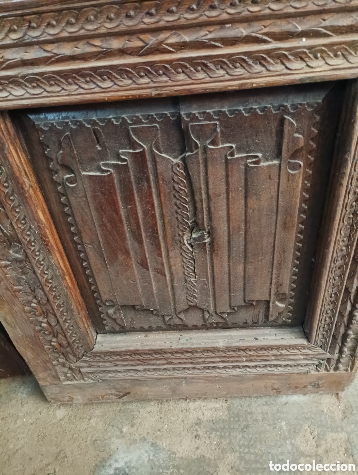 Antig&uuml;edades: PUERTA DE PERGAMINOS ANTIGUA - Foto 5