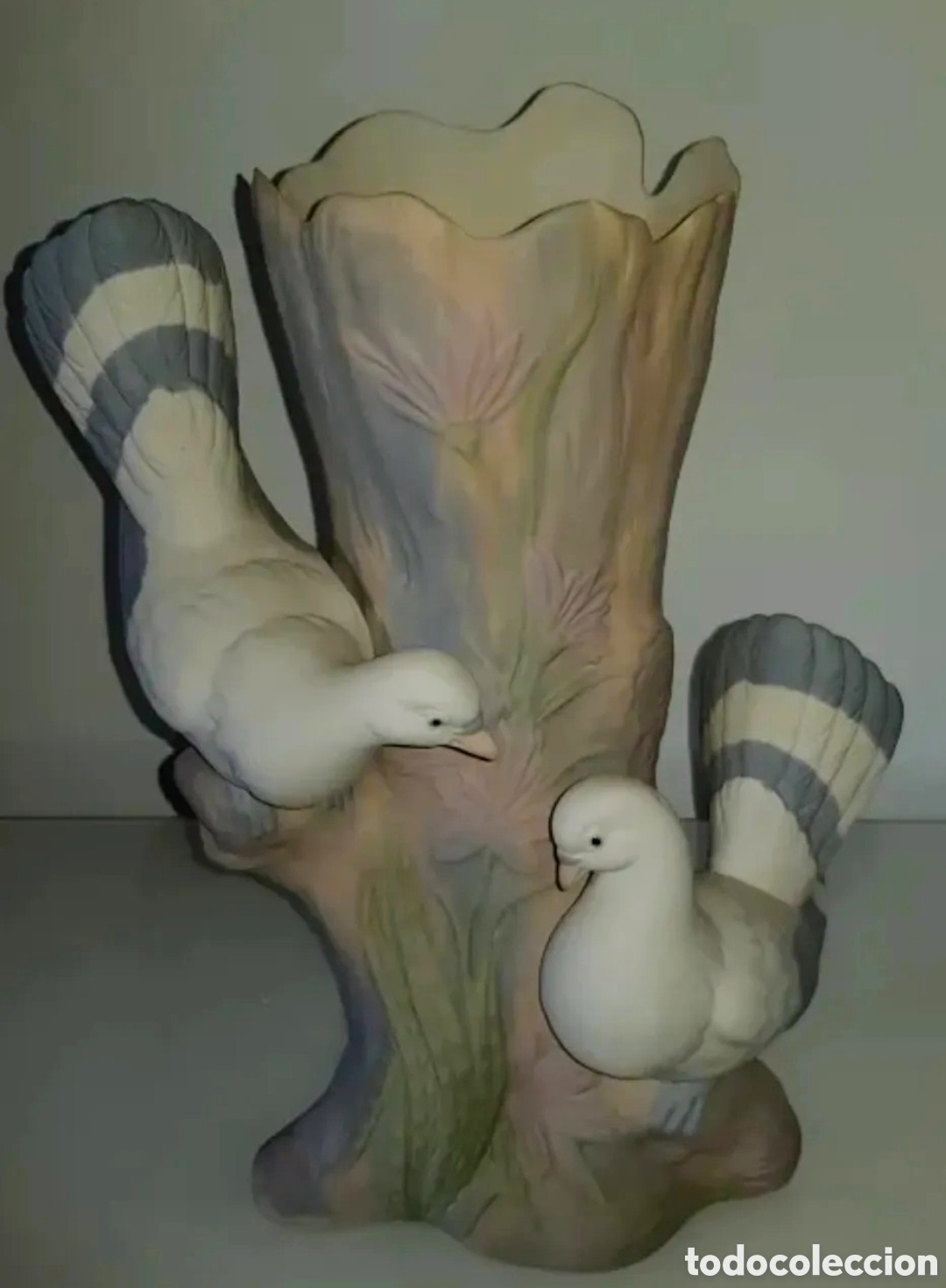 Antiques: Porcelana Biscuit jarron Miquel Requena