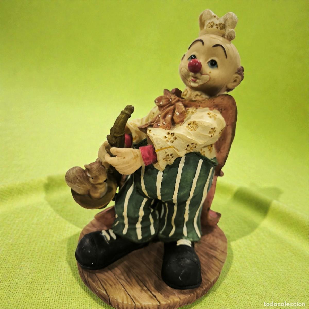 Antiques: Figura Hucha De Payaso Con Muelles En Cabeza Y Manos &ndash; Decoraci&oacute;n Vintage