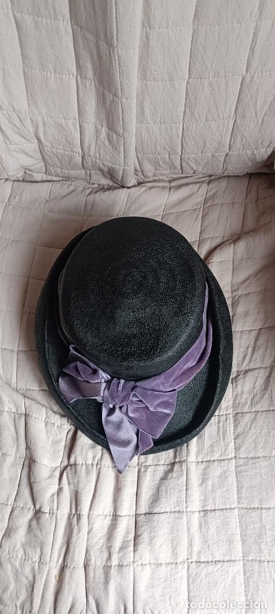 Antiques: Sombrero - tocado a&ntilde;os 40-50