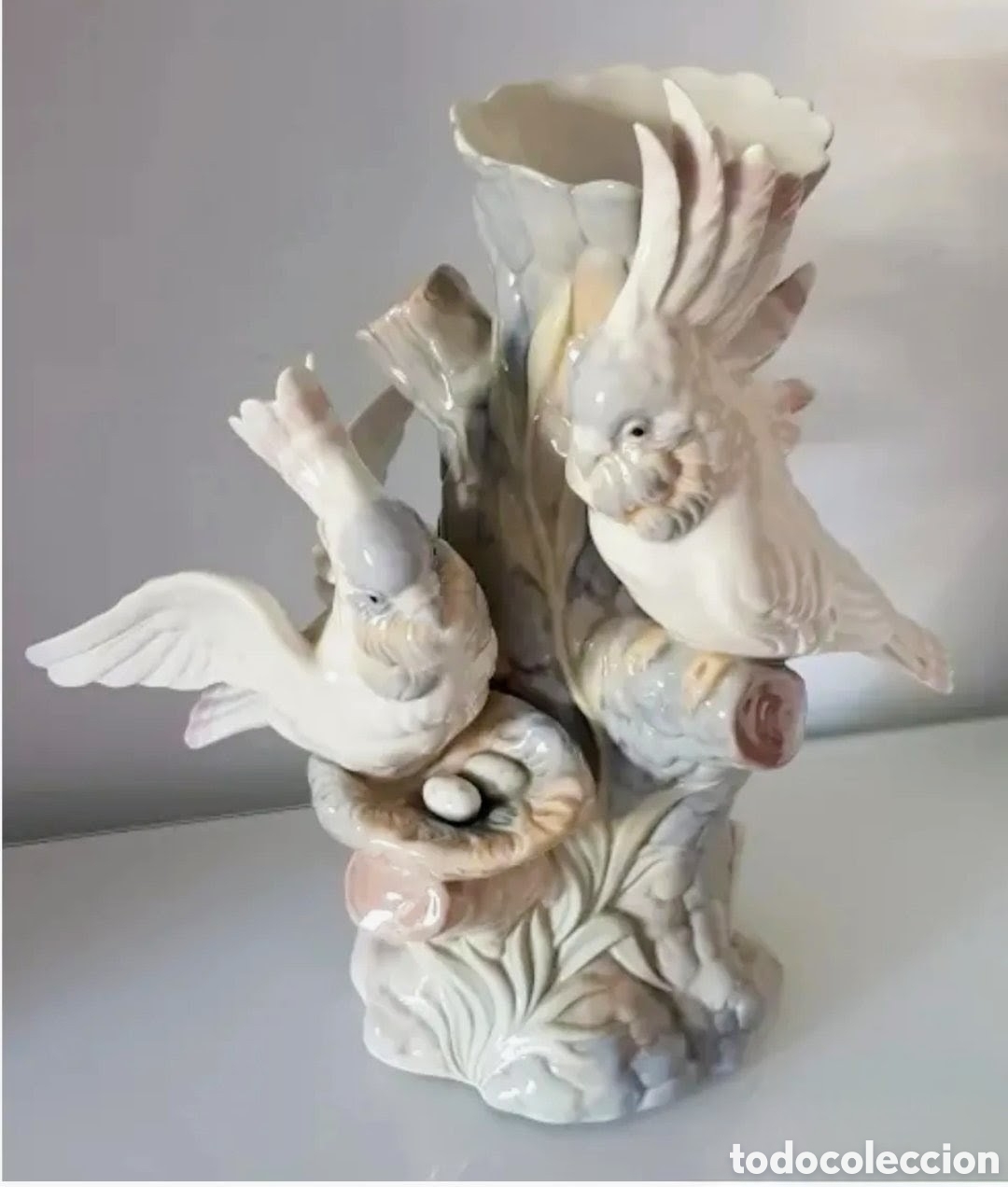 Oggetti Antichi: Porcelana brillo jarron ( Miquel Requena )