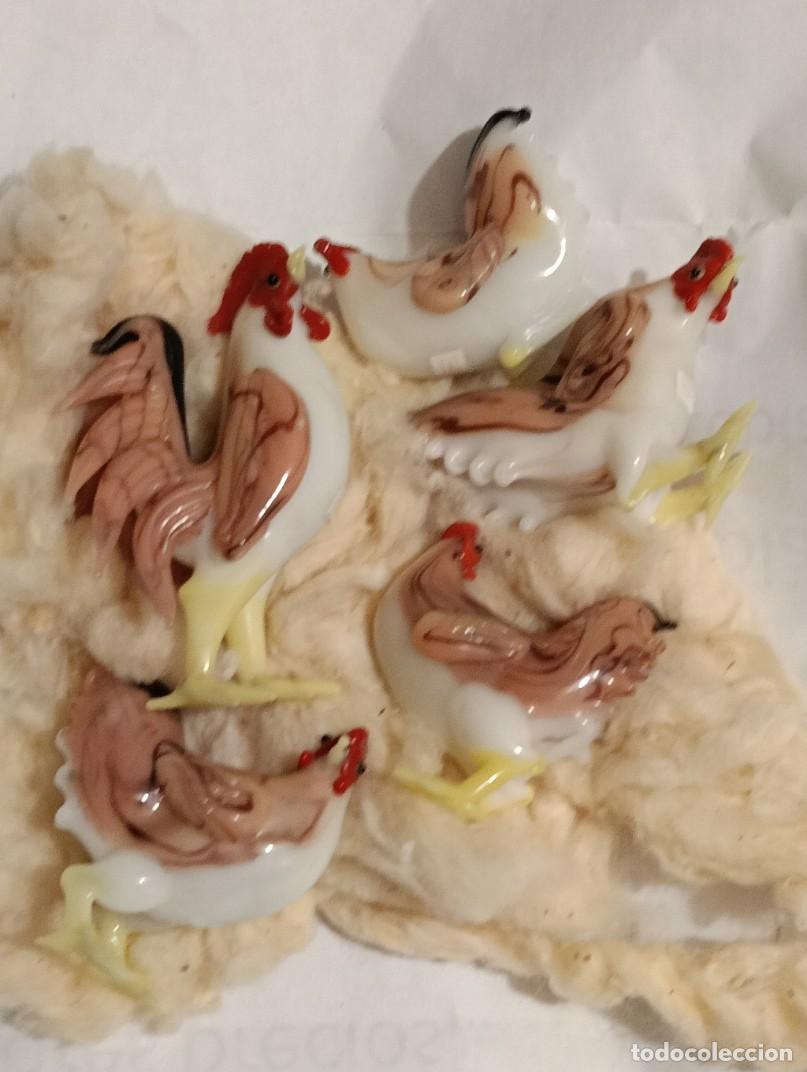 Antiques: JUEGO DE GALLINAS Y UN GALLO VITANGE