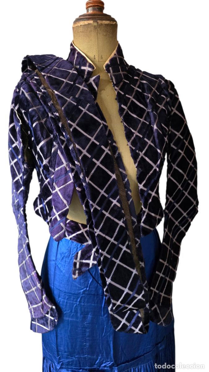 Antig&uuml;edades: Antiguo corpi&ntilde;o (cuerpo, jubon, chaqueta) s. XIX para restaurar