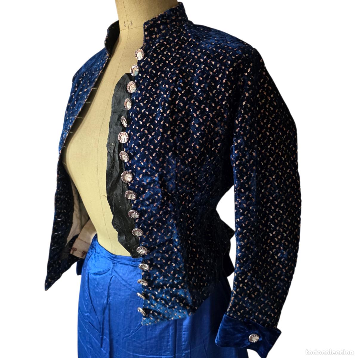 Antig&uuml;edades: Antiguo corpi&ntilde;o (cuerpo, jubon, chaqueta) s. XIX para restaurar