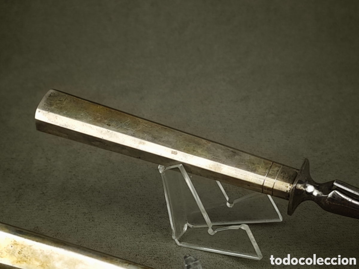 Antig&uuml;edades: Antiguo Conjunto para Servir Mangos de Plata - Foto 13