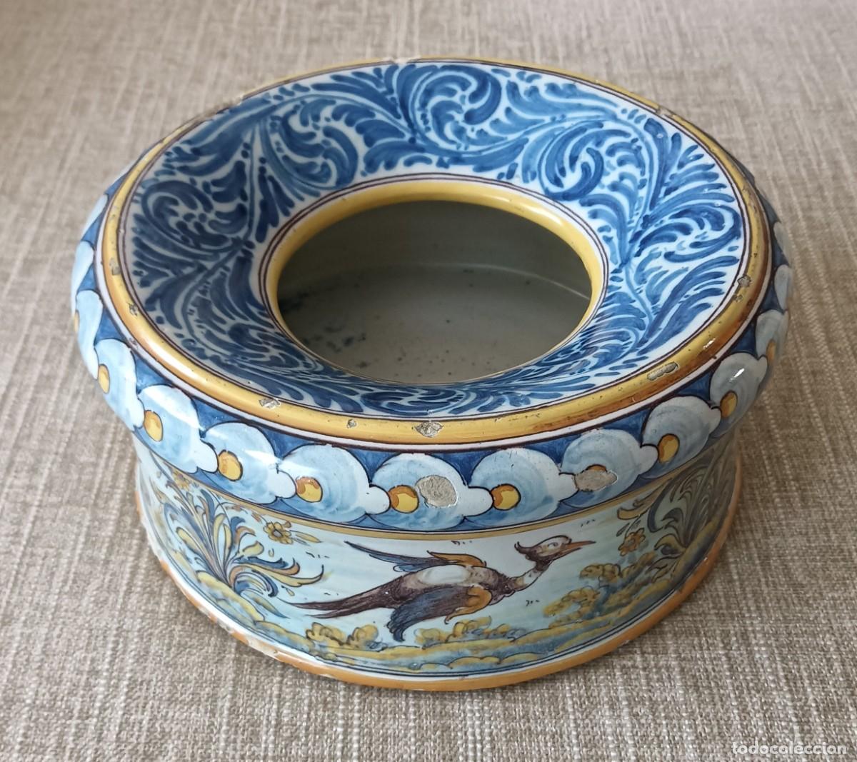 Oggetti Antichi: ANTIGUA ESCUPIDERA DE CERAMICA DE TALAVERA