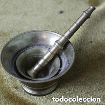 Oggetti Antichi: Mini almirez, 7 cm di&aacute;metro 35 gramos .