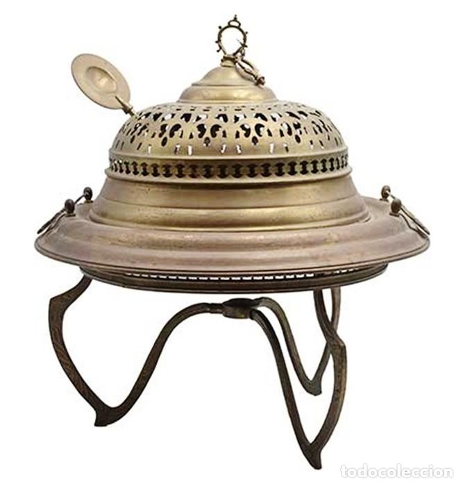 Oggetti Antichi: ANTIGUO BRASERO DE COPA EN LAT&Oacute;N