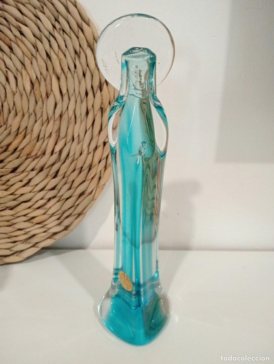 Antig&uuml;edades: Virgen Mar&iacute;a o &rdquo;Madonna&rdquo; cristal de Murano