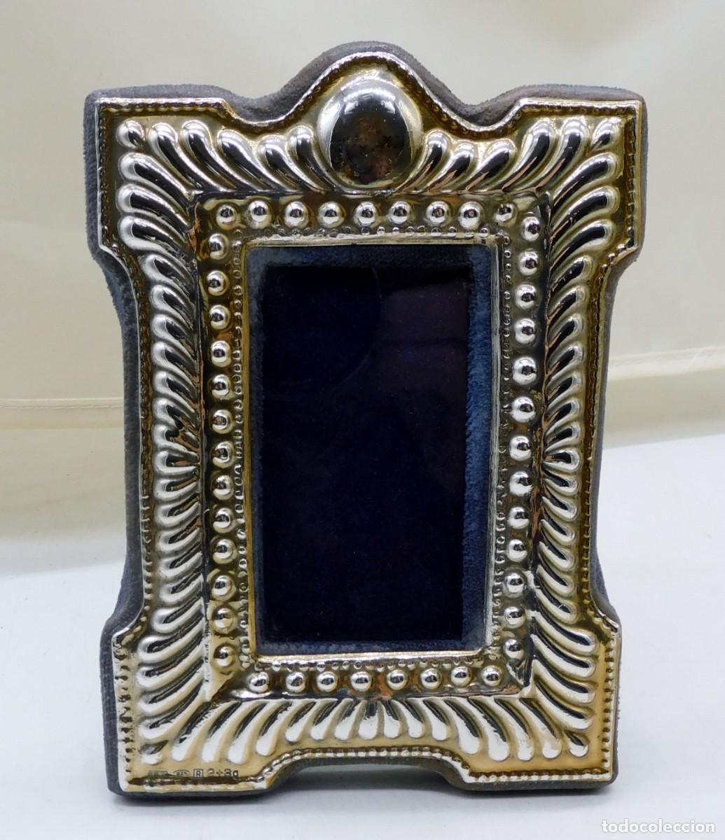 Antig&uuml;edades: MARCO PORTAFOTOS ITALIANO DE SOBREMESA EN PLATA