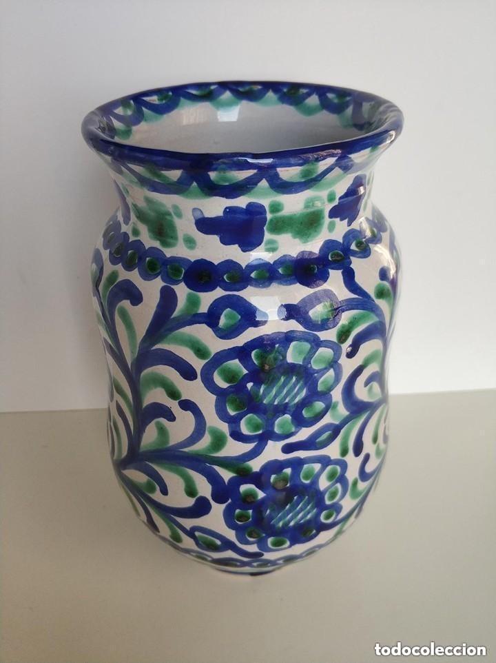 Antig&uuml;edades: Bonito jarron ceramica arabe San Isidro Granada mide 21 cm de alto