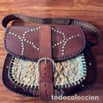 Antiques: Excelente bolso de piel marca Musgo sin estrenar