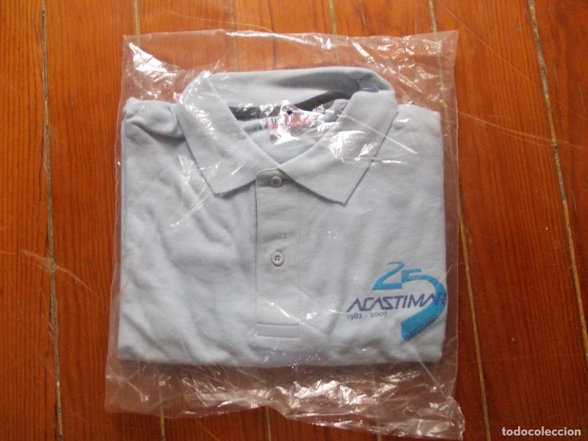 Antig&uuml;edades: Camiseta 25 aniversario Acastimar US Basic XL azul nueva en embalaje original