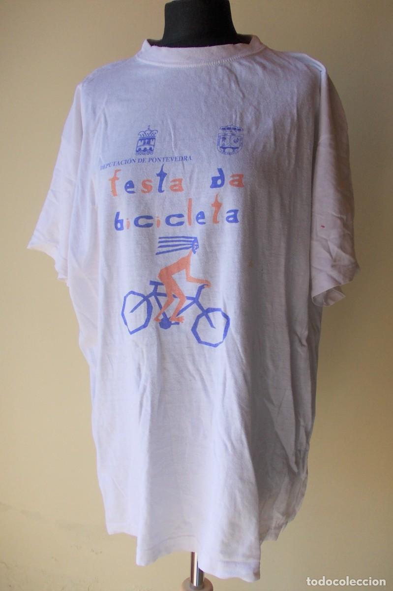 Antig&uuml;edades: Camiseta Festa da Bicicleta Deputaci&oacute;n de Pontevedra Fundaci&oacute;n O Rosal