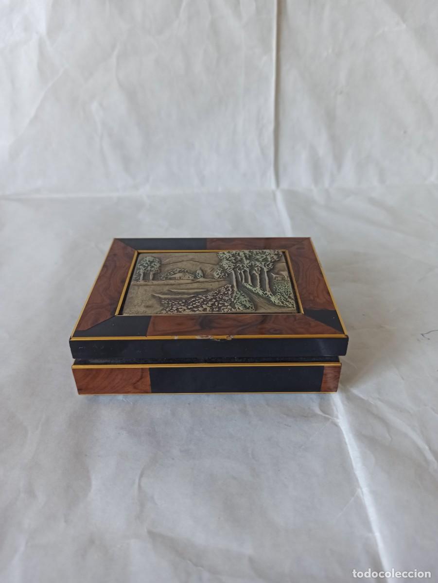 Antig&uuml;edades: Portagioie in noce e argento