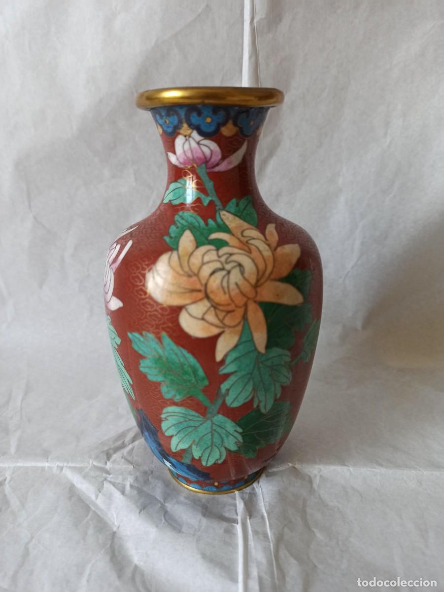 Antig&uuml;edades: Vaso in rame smaltato cloisonn&eacute; - Foto 2