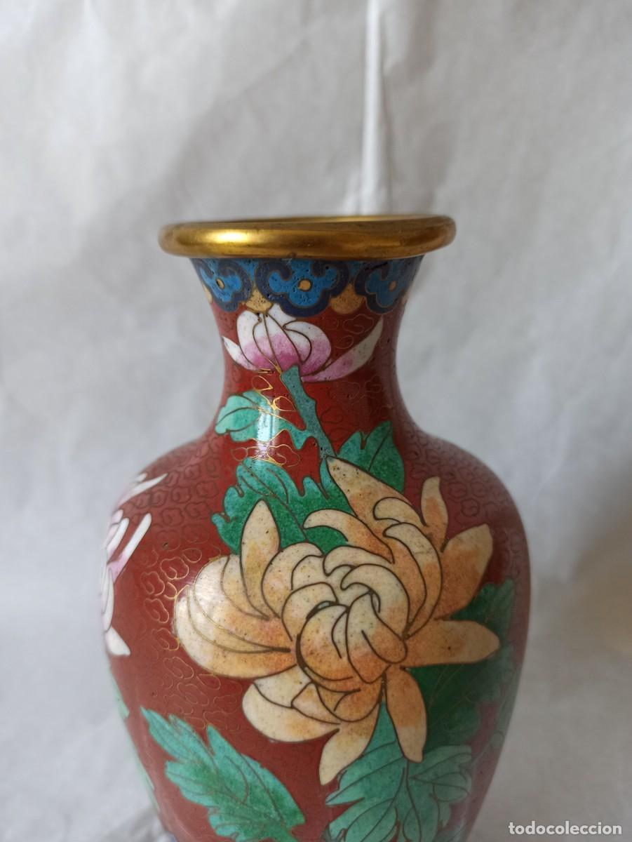 Antig&uuml;edades: Vaso in rame smaltato cloisonn&eacute; - Foto 3