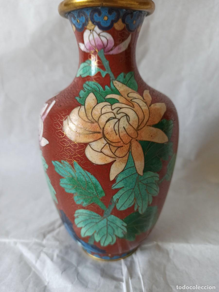Antig&uuml;edades: Vaso in rame smaltato cloisonn&eacute; - Foto 4