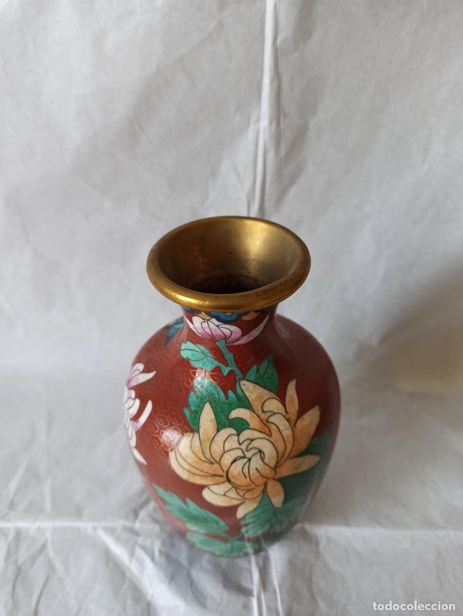 Antig&uuml;edades: Vaso in rame smaltato cloisonn&eacute; - Foto 5