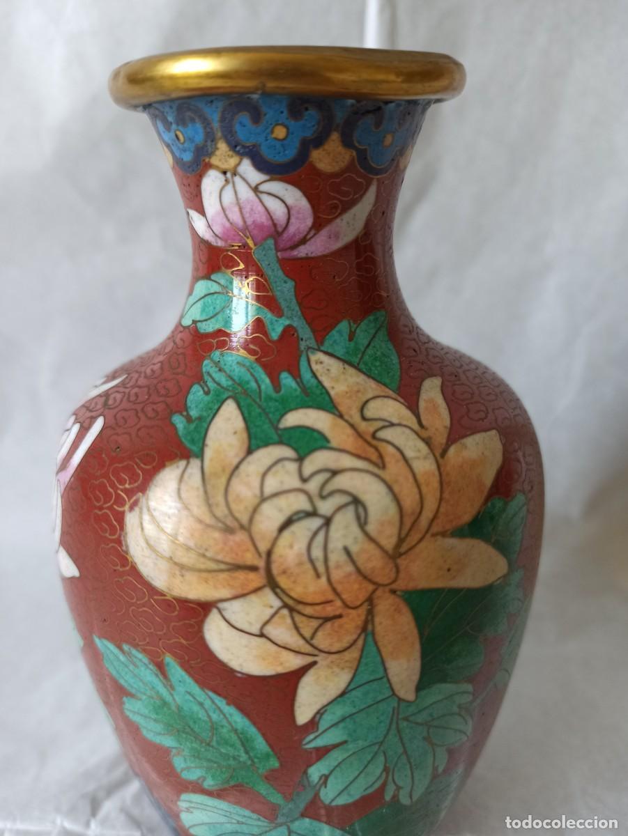 Antig&uuml;edades: Vaso in rame smaltato cloisonn&eacute; - Foto 6