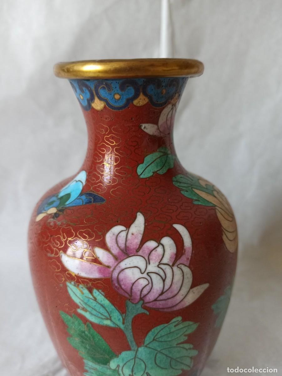 Antig&uuml;edades: Vaso in rame smaltato cloisonn&eacute; - Foto 8