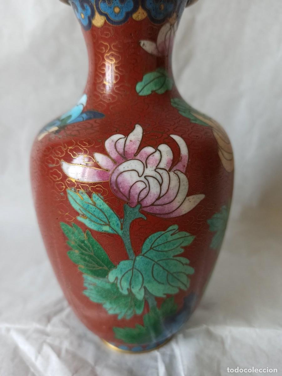 Antig&uuml;edades: Vaso in rame smaltato cloisonn&eacute; - Foto 9