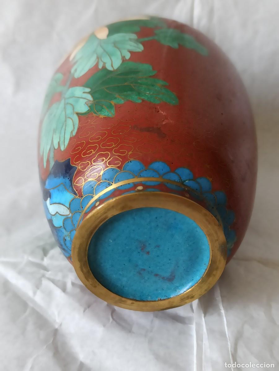 Antig&uuml;edades: Vaso in rame smaltato cloisonn&eacute; - Foto 14