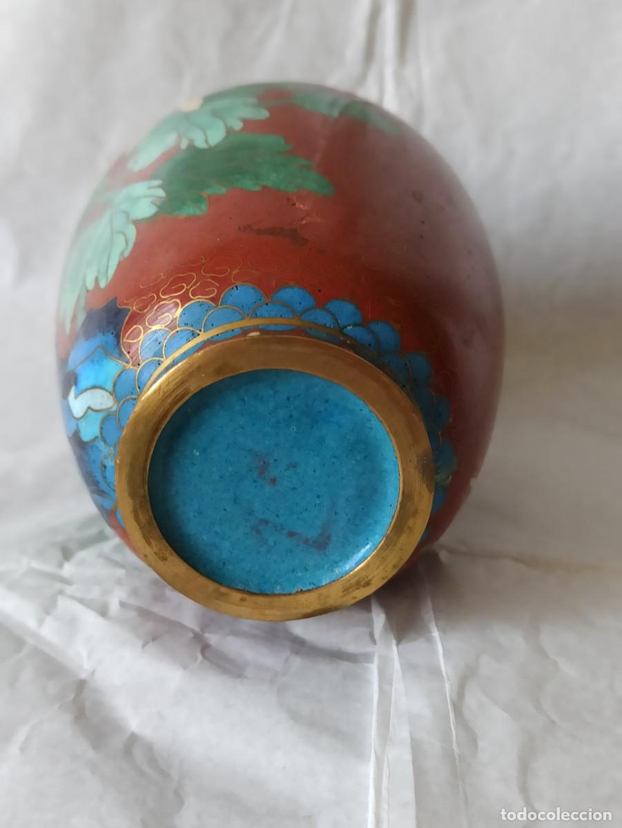 Antig&uuml;edades: Vaso in rame smaltato cloisonn&eacute; - Foto 15